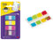 Post-it Index Strong Ablagetabs, Klein, versch. Farben, 4 x 10 Haftstreifen & Lesezeichen Mini Starre Standardfarben - 40 Index