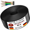 MAS-Premium Erdkabel Deutscher Marken-Elektrokabel Ring zur Verlegung im Erd- und Außenbereich Standard Starkstromkabel (NYY-J 5x4 mm², 40m)