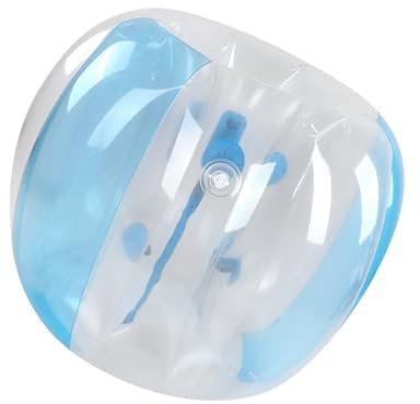 Keenso aufblasbarer Bubble Ball, 120 cm im Freien Bubble Balls Active Play Fußballspielzeug für Erwachsene aufblasbare Spielutensilien(Transparentes Blau