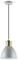 LED Universum Pendelleuchte „Steve“, Metall Grau mit goldenem Sockel, 20cm x 141cm, E27 Fassung, max. 40W, Deckenleuchte, Hängelampe, Hängeleuchte, Bar, Lounge, Loft, Restaurant, Diner