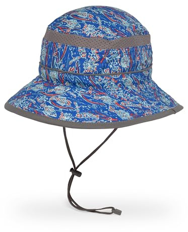 Sunday Afternoons Fun Bucket Hat - Beach Kids Sun Hat - UPF 50+, Soft 2.5 Brim, Water Repellent, Crushable - Child Bucket Hats for Toddler, Boys & Girls - Wild River, Medium