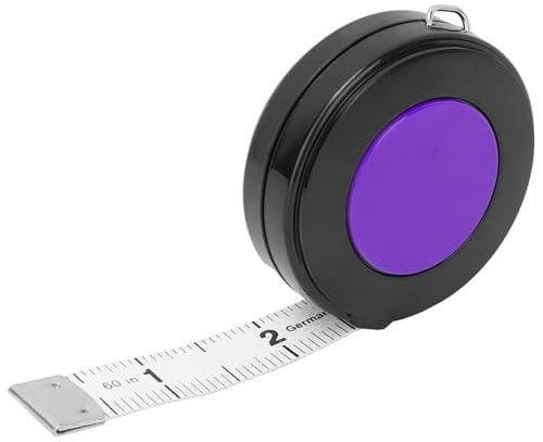 150 cm Maßband Weiches, einziehbares Klebeband für das Nähen von Schneidertüchern für Körperstoffe(Lila)