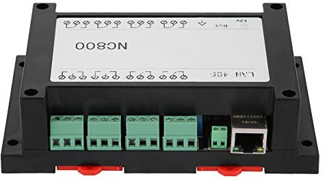 Smart 8-Channel Relay,RJ45 TCP/IP Remote Controller Module 8-Channel Relay Switch 250V/AC 10A(white)