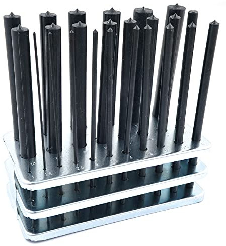 HHIP 8600-0043 25 Piece 1-13mm Metric Transfer Punch Set
