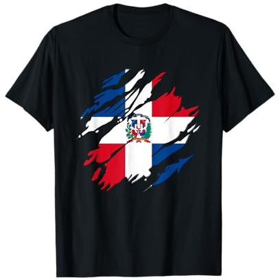 Dominikanische Republik Flagge Karibik Urlaub Dom Rep T-Shirt