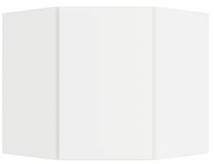idealShopping GmbH Küchen Eckhängeschrank Luca OED606-0+ in weiß matt 60 cm breit