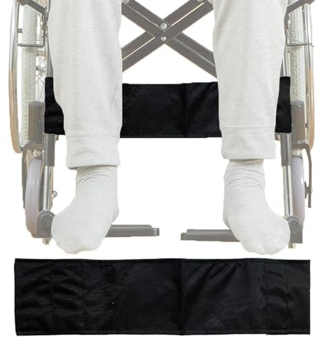 Sangle de mollet pour fauteuil roulant - Ceinture de soutien pour jambes et repose-pieds pour personnes âgées, handicapées, prévention des glissades (50,8 cm)