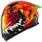 ILM Motorradhelm Integralhelm Herren Damen-Motorcycle Helmet mit 2 Visieren Pinlock-kompatiblen klaren und getönten-Street Bike Motocross Casco DOT&ECE Modell Z501,Lizzard Red,XXL