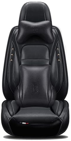 nenyan Autositzbezüge Komplett Set Universal | Schonbezüge für Mercedes Benz CLA 200 CLA 260 CLA 180 CLA 220 CLA 250 CLA 220d | Auto Sitzbezüge schwarzer Luxus