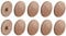 cyclingcolors 10x Abdeckkappen Schrauben Naturholz 18 mm rastex minifix 15 schraubenkappen, Eiche