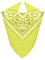 Van Der Rich ® - Bandanas aus 100% Baumwolle Kopftuch für Herren Damen (Gelb, One Size)