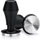 Normcore Kaffee Tamper 51mm - Druckregulierender - Barista Stempel mit 15lb / 25lb /30lbs Anpressdruck - Aluminiumgriff Matte (Tamper-Base Ripple, Durchmesser Ø 51mm)