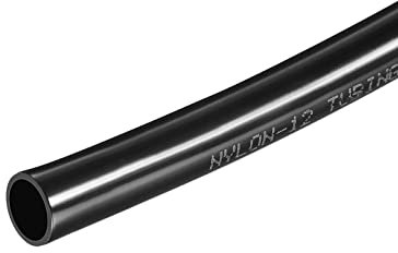 DMiotech 5/16 ID x 25/64 AD 3. 28Ft Langer PA12 Nylon Aquarium Luftschlauch Pneumatischer Nylonschlauch Schwarz für Druck Luft Brem Systeme