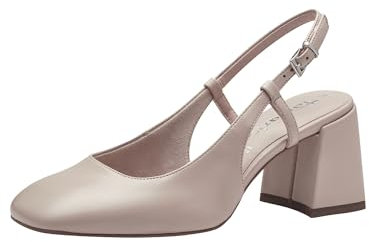 Tamaris Damen Sling Vegan Blockabsatz; Powder/rosa; 37