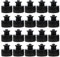 BESTonZON Push-Pull-Verschlüsse Für Flaschen 28 Mm 20 Stück Wasserflaschenverschluss Flasche Sportverschluss Wasserflasche Ersatzdeckel Sportflaschendeckel Ersatzkappen Schwarz