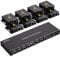 VPFET 8 Port HDMI Extender Splitter 1 in 8 Out over Cat6 Ethernet Bis zu 50m 165ft mit 1 HDMI Loop Out Unterstützung 1080P 60Hz EDID Management und POC Nur mit TX verbunden