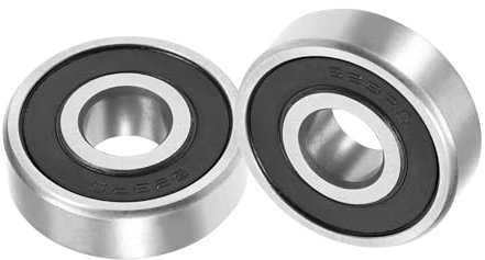Kozelo 2pcs Deep Groove Ball Bearing 629-2RS - [9mm x 26mm x 8mm] Chrome Steel Bearings for Lawn Mower, Wheelbarrows, Carts & Hand Trucks Wheel