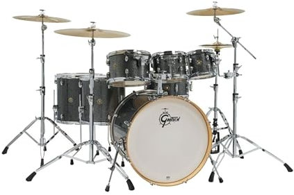 Gretsch Catalina Maple Set CM1-E826P Black Stardust - Drum Kesselsatz