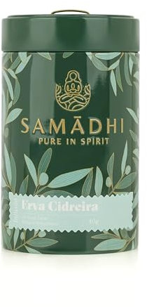Infusión de Hierba Luisa - Lata de 40g - Sabor Dulce y Aroma a Cítricos - Ideal para Equilibrar Cuerpo-Mente - Origen Portugués - Producto Gourmet