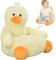 CAKEEYUM Kinder Sofa niedliche Cartoon Duck Kleinkind Sessel 20x20x18 Zoll Plüsch Tierspiel -Sofa für Baby Schlafzimmer Möbel Wohnkultur
