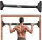 Pameil Cadre de porte avec barre de traction barre de traction capacité de charge jusqu'à 200 kg barre horizontale sans vis 75-94 cm extensible nouveau verrouillage (Noir（75-94 cm）)