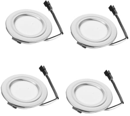HOMSFOU 4 Piezas Luz De Campana Extractora Bombilla De Electrodomésticos Bombilla Led Bombillas De Campana Extractora Reemplazo De Bombilla De Campana Extractora Bombillas Led Silver Abs