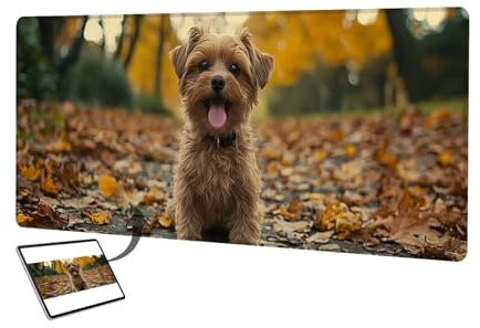 Personalisiertes Mousepad mit Foto, 240x200mm Gaming Mauspad Personalisiert, Mauspad Selbst Gestalten, Schreibtischunterlage mit rutschfeste Unterseite, Personalisierte Geschenke für Gamer, Büro C-1