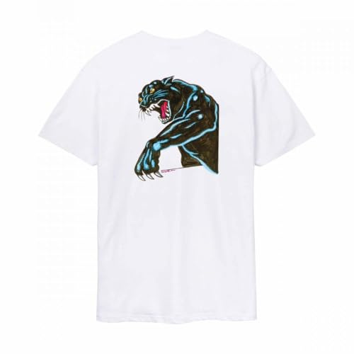 Santa Cruz - T-Shirt Herren - Baumwollshirt - Skate T-Shirt mit Panther Print - L
