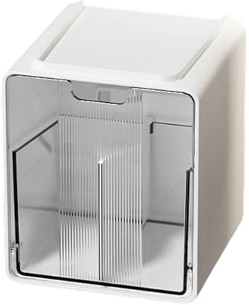 Wattebällchen-Halter Transparenter Staubdichter Organizer Mit Schublade