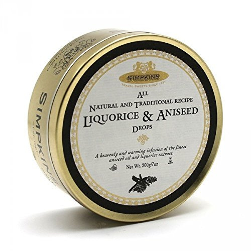 Simpkins Liquorice & Aniseed Drops 200g (4 Pack)