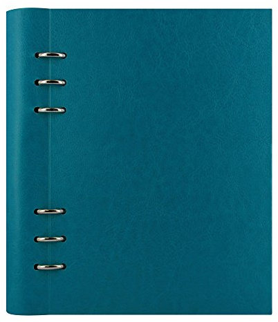 Filofax Clipbook, Aqua Leather Look Cover