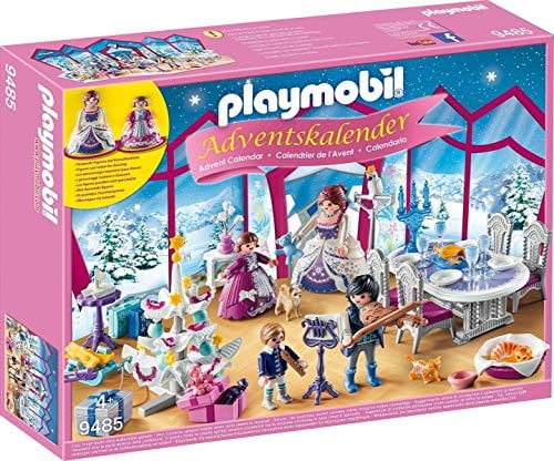PLAYMOBIL Calendario de Adviento 9485 Baile de Navidad en el Salón de Cristal, A Partir de 4 años