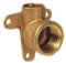 LÖT auf GEWINDE FITTING aus ROTGUSS (besser als Messing) > Deckenwinkel mit 3-Flügel-Flansch i x IG(Rp) 4471G > 10 bis 28 mm WUNSCHGRÖSSE einfach selbst wählen >>> 15 mm x 1/2 Zoll