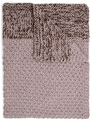 Marc O'Polo Plaid Maiku Aubergine 130x170 cm
