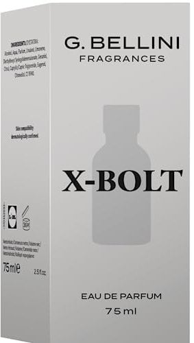 G. Bellini Fragrances, X-BOLT, Eau de PARFUM Spray for Men, 75 ml