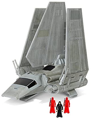Star Wars Micro Galaxy Squadron Navette impériale – Véhicule de Classe Vaisseau Spatial de 17,8 cm avec Trois Accessoires de Micro Figurines de 2,5 cm