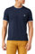 Original Penguin Herren Ss Sticker Pete Ringer Tee T-Shirt, Dunkler Saphir, XL