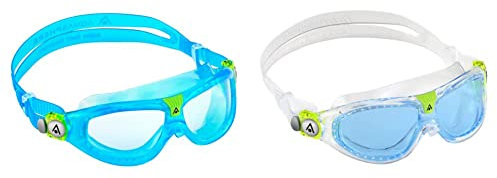 Aqua Sphere Seal Kid 2 Schwimmbrille Aqua - Klare Linse & Seal Kid 2.0 Schwimmbrille Transparent - Blaue Linse