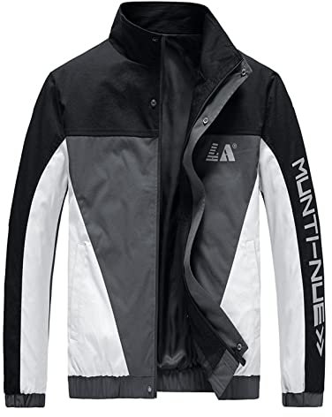 Herren Bomberjacke Leichte Übergangsjacke, Allwetterjacke Mit Abnehmbarer Kapuze Arbeitsjacke Herren Wasserdicht Schwarz Festlich Wollmantel Damen Trainingsjacke Damen Mit Kapuze