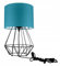 Home Deco Tischlampe Türkis Lampe Leuchte Vintage Modern E27 Designerlauchte 1-flammig N230-N1