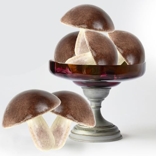 Tuxiaobu Künstliche Früchte Pilze Deko Obst, Kunst Faux Pilze Zuhause Küche Dekor Tischdekoration, Künstliche Früchte Wie Echt, Obst Party Dekorationen, 6 Stück
