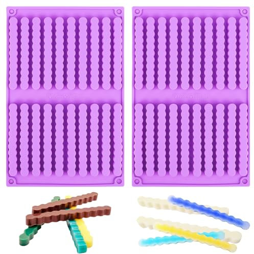 Byffoer Backmatte Hundekekse,Müsliriegel Silikon Kekse Sticks Hundeleckerli Formen,Silikon Backmatte Hundeleckerli Rechteckig Form Riegelform Hundekekse Backmatte für DIY Hundekekse und Leckerlis