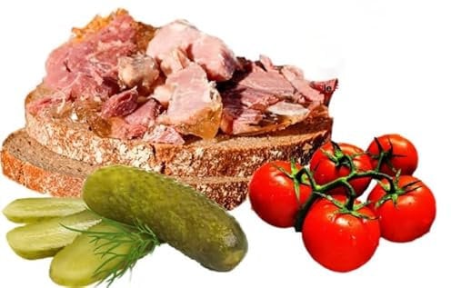 Bayerische Schweinshaxe, in handwerklicher Tradition im Glas würzig eingekocht