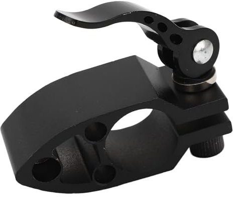 Scooter Rod Clamp, 10 Inch Electric Scooter Folding Clamp, Universal Bike Seatpost Folding Clamp Alloy Vertical Rod Rugged Lock Parts Tighten Clamp Accessories for E-Bike Electric Scooter
