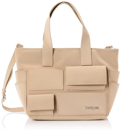 Desigual Women's Accessories PU Shopping Bag, White