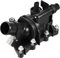 Hihaha N° A2822030175 Ensemble Boîtier Thermostat Du Liquide De refroidissements Du Moteur Pour Mercedes-Benz A Cla/Thermostat De Pompe À Eau Interne, Plastique Durable, 1 Pièce Noir