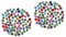 Lurrose 100 STK Kuppel-cabochons Opal Cabochons Aus Glas Ornamente Glas Karabinerhaken Aus Glas Kuppelfliesen Schmuckfund Flache Hintere Perle Jade Transparent Halskette Kristallglas
