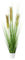 CREATIV green großer künstlicher Grasbusch 80cm im weißen Kunststofftopf I naturgetreues Wildgras im Topf I Pampasgras für Innen I hochwertige & dekorative Dekopflanze I Deko Kunstpflanze grün