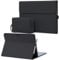 HYZUO Protective Case for Surface Pro 11/10/9, Multi-angle Viewing Folio Stand with Stylus Holder, Compatible with Type Cover Keyboard, with Pouch, Black
