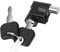 Electric Bike Battery Case Power Lock & Key - Unlock 13MM Locked 20MM, Anti Theft Ebike Battery Power Lock Computer, Ebike Lock for Hailong Battery Case Box (20MM Black)